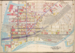 Queens, Vol. 2, Double Page Plate No. 1; Part of Long Island City Ward One (Part of Old Ward 1) Sub Plan; [Map bounded by Pier St., River St., Front St., Newtown Creek.]; Part of Long Island City Ward One (Part of Old Ward 1). [Map bounded by East River, West Ave., Vernon Ave., Jackson Ave., East Ave., Van Alst Ave., Ely Ave., Thomson Ave., Nott Ave., Borden Ave., Hunters Point Ave., Anable Ave., Duch Kill Creek, Newtown Creek; Including Division St., 10th St., 9th St., 8th St., 7th St., 6th St., 4th St., 3rd St., Flushing St., Pidgeon St., Front St., Court St., Pearson St., Davis St., Crane St., Beech St., Arch St., Meadow St., Oliver St., Hayward St., Creek St., Pennsylvania R. R.]