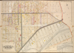 Queens, Vol. 2, Double Page No. 6; Part of Long Island City Ward One (Part of Old Ward 2 & 4) Sub Plan; [Map bounded by Harold Ave., Middleburg Ave.; Including Bragaw St., Lowery St., Van Buren St., Van Pelt St.]; Part of Long Island City Ward One (Part of Old Ward 2 & 4). [Map bounded by 4th Ave., Rapel Ave., 5th Ave., 6th Ave., 7th Ave., 8th Ave., 9th Ave., 10th Ave., Steinway Ave., 11th ave., 12th Ave., 13th Ave., 14th Ave., 15th Ave., 16th Ave., 17th Ave., 18th Ave., 19th Ave., Jamaica Ave., North Woodside, Newtown, Woodside Ave., Broadway, Graham Ave., Pierce Ave., Washington Ave., Jackson Ave., Harold Ave., Dreyer Ave., Pennsylvania R.R., Barnett Ave., Middleburg Ave., Laurel Hill Ave.; Including Briell St., Bartow St., Blackwell St., Pomeroy St., Kowenhoven St., Albert St., Winans St., Grace St., Stemler St., Luyster St., Titus St., Oakley St., Baldwins St., Cabinet St., Wallace St., Hobart St., Dickinson St., Stone St., Fitting St., Heiser St., Heiser St., Gosman St., Carolin St., Bliss St., Grove St., Locust St., Madden St., Van Buren St.]