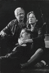 Ed Flanders, Jason Robards, Jr., and Colleen Dewhurst in the stage production A Moon for the Misbegotten