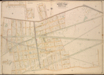 Queens, Vol. 2, Double Page Plate No. 14; Part of Ward Two Winfield; [Map bounded by Worthington St., 1st St., Grove St., Woodside Ave., Broadway, Shell Road (Newtown and Bushwick Turn Pike), Thomson Ave.; Including Maurice Ave., Manilla St., Calamus Road, William St., Bowne Ave., Hicks Ave., Green Point Ave.]; Sub Plan; [Map bounded by Trains Meadow Road, Forest St.; Including Worthington St., Grove St., 1st St.]; Sub Plan; [Map bounded by Cleveland St., Bowne Ave.; Including Maurice Ave.]