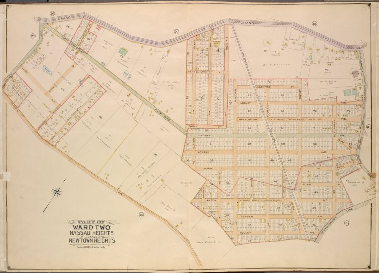 Queens, Vol. 2, Double Page Plate No. 19; Part of Ward Two Nassau ...