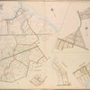 Queens, Vol. 2, Double Page Plate No. 30; Part of Ward Two Newtown, Trains Meadow, Wood Side and Elmhurst; [Map bounded by Bowery Bay, Flushing Bay, Corona, Junction Ave.; Including Elmhors Ave., Astoria and Flushing Turnpike, Woodside Ave., Jackson Ave., Bowery Bay Road]; Part of Ward Two Clendale; [Map bounded by Walnut St., Walling St., Northern Boulevard, Booulevard PL.; Including Myrtle Ave., Oceanview Ave., Bedford Ave., Martin Ave., Trotting Course Lane]; Sub Plan No. 1; [Map bounded by Old Bowery Bay Road, Jackson Creek, Jackson Mill Pond; Including Orchard St., Jackson Boulevard]; Sub Plan No. 2; [Map bounded by Trains Meadow Road, Sprague St.; Including Leverich St.]; Sub Plan No. 3; [Map bounded by Astoria and Flushing Turnpike, Frye St.; Including Hall St.]