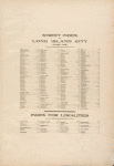 Street index for Long Island City (Ward one) Index for Localities