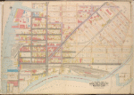 Queens, Vol. 2, Double Page Plate No. 1; Part of Long Island City Ward One (Part of Old Ward One); [Map bounded by Division St., Vernon Ave., 12th St., Ely Ave., Jackson Ave., Thomson Ave., Nott Ave., Creek St., Dutch Kill Creek, Newtown Creek; Including Front St., River St., Pier St., Dock St., Pidgeon St., Flushing St., Borden Ave., 3rd St., 4th St., 5th St., 6th St., 7th St., 8th St., 9th St., 10th St., 11th St.]; Sub Plan; [Map bounded by Pier St., River St.; Including Front St., Newtown Creek]