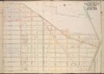 Queens, Vol. 2, Double Page Plate No. 5; Part of Long Island City Ward One (Part of Old Ward Two) and Part of Newtown Ward Two; [Map bounded by Woodside Ave., Celtic Ave. (Highway to Calvary Cemetery), Hunters Point Ave.; Including Borden Ave., Van Pelt St., Middleburg Ave.]