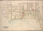Queens, Vol. 3, Double Page Plate No. 5; Part of ward Three Flushing. [Map bounded by Linden Ave., Bayside Ave., Clinton Ave., Myrtle Ave., Lawrence Ave., Tailor Ave., Congress Ave., Madison Ave., Bradford Ave., Prospect Ave., Jaggar Ave., Jamaica Ave.; Including Farrington St., Bradley St., Downing St., Higgins St., Center St., Orchard St., Miller St., Park Pl., Prince St., Collins Pl., Pine St., Myrtle St., State St., Bridge St., Old Lawrence St., Lawrence St., Warren St., Hamilton St., Sylvester St., Main St., Union St., Washing St., Garden St., Lincoln St., Church St., Locust St., Amity St., Cedar St., Grove St., W. Grove St., Charles St.]