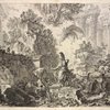 Frontispiece Vedute di Roma disgnate ed incise da Giambattista Piranese architetto Ve(nez)iano. (Le Magnificenze di Roma)