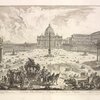 Veduta della Basilica, e Piazza di S. Pietro in Vaticano
