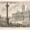 Veduta della Basilica di S.ta Maria Maggiore con le due fabbriche laterali di detta basilica.