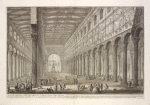 Spaccato interno della Basilica di S. Paolo fuori delle Mura.