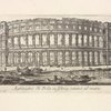 Anfiteatro di Pola in Istria vicino al mare.