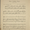 Dear golden days