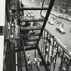 View of street from fire escape, Harlem