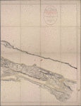Facsimile of the unpublished British head quarters coloured manuscript map of New York & environs