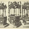 Three examples of ornate wells
