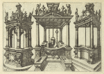 Three examples of ornate wells