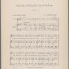 One stolen glance