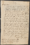 Letter from William Congreve to Jacob Tonson 