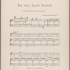 The Swiss lover's farewell