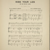 Kiss your Liza on de ruby lips