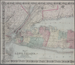 Map of Long Island and the southern part of Connecticut.