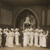 Julian Eltinge and cast in the stage production The Fascinating Widow.