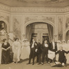 Julian Eltinge (5th from left) and cast in the stage production The Fascinating Widow.