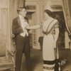 Unidentified actor and Julian Eltinge in the stage production The Fascinating Widow.
