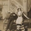 Unidentified actor and Julian Eltinge in the stage production The Fascinating Widow.
