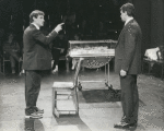 Brad Davis and Phillip Richard Allen in The Public Theater stage production The Normal Heart