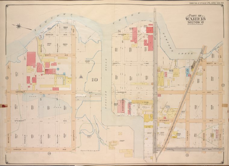 Brooklyn, Vol. 3, Double Page Plate No. 20; Part of Ward 18, Section 10