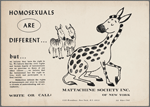 Homosexuals are different