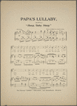 Papa's lullabye, or, Sleep, baby sleep