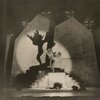 Scene from Die glückliche Hand with character on steps