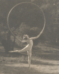 Doris Humphrey in "Scherzo Waltz", also known as "Hoop Dance"