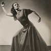 Full-length studio portrait of Doris Humphrey in "New Dance". 