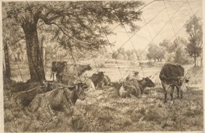 An August Day [impression from cancelled plate]
