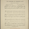 The sunshine of Paradise Alley