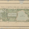 Plan of the Central Park, City of New York, 1860