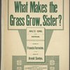 What makes the grass grow, sister?