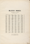 Block Index. [Front]