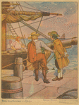 Robinson Crusoe at the pier in England