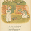 Girls picking daisies.