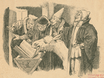 Eulenspiegel, the ass and the learned doctors of Erfurt