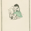 Heidi hugging a goat.