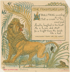The frightened lion.