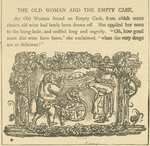 The old woman and the empty cask.