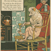 She took a clean dish, to get him some tripe, but when she came back, he was smoking a pipe.
