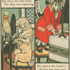She went to the sempstress to buy him some linen, but when she came back, the dog was a-spinning.