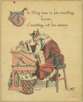 The King was in his counting-house, counting out his money.